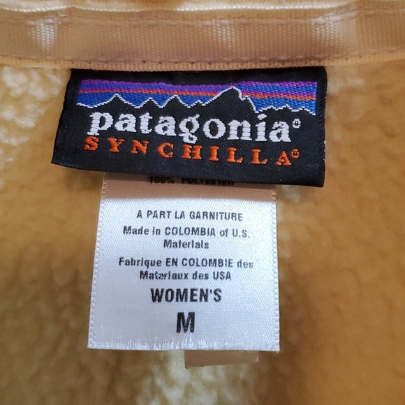 Patagonia Synchilla Creamy Yellow Jacket - Picture 2 of 11